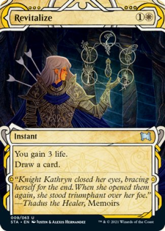 Revitalize
Instant
You gain 3 life.
Draw a card.