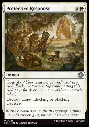 Protective Response
Instant
Convoke
Destroy target attacking or blocking creature.