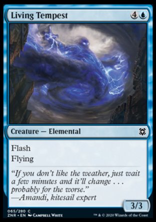 Living Tempest
Creature — Elemental
Flash
Flying
3/3