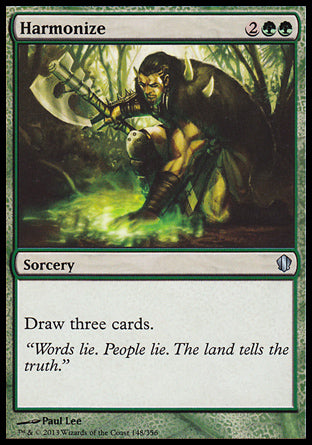 Harmonize
Sorcery
Draw three cards.