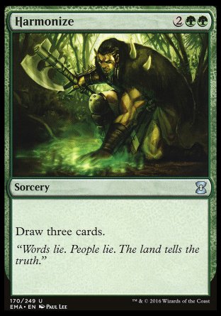 Harmonize
Sorcery
Draw three cards.