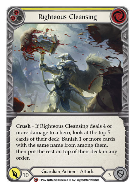 Righteous Cleansing - Yellow