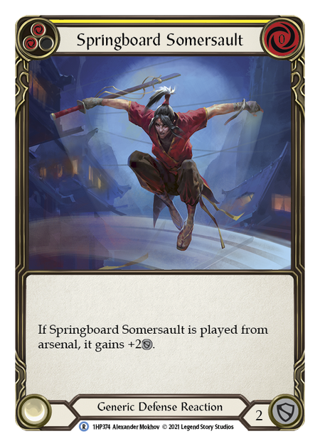 Springboard Somersault - Yellow