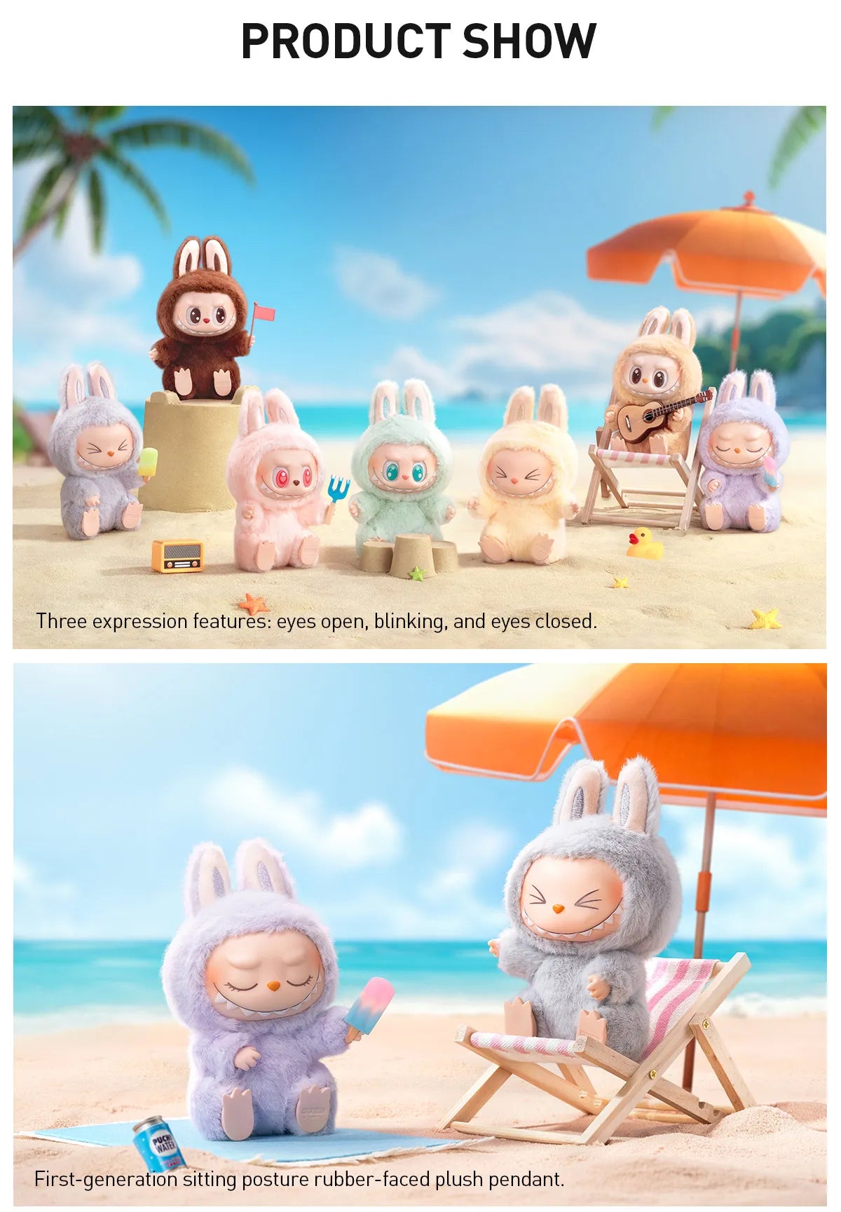 Labubu - The Monsters Have a Seat Vinyl Plush Blind Box (1 Random Box)