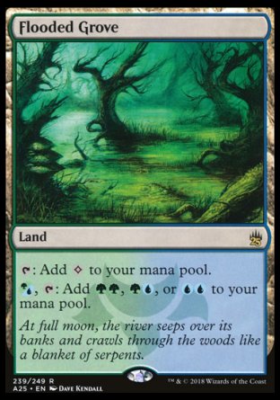 '-Flooded Grove
Land
%T: Add %C.
%UG, %T: Add %G%G, %G%U, or %U%U.