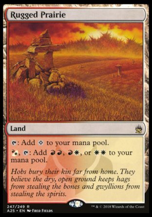 '-Rugged Prairie
Land
%T: Add %C.
%WR, %T: Add %R%R, %R%W, or %W%W.