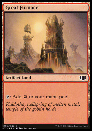 '-Great Furnace
Artifact Land
%T: Add %R.