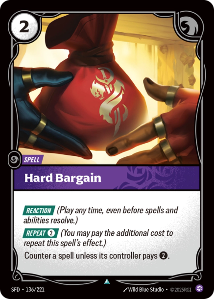 Hard Bargain [Spiritforged] (136) non-foil