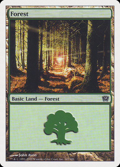 Forest
Basic Land — Forest
({T}: Add {G}.)
