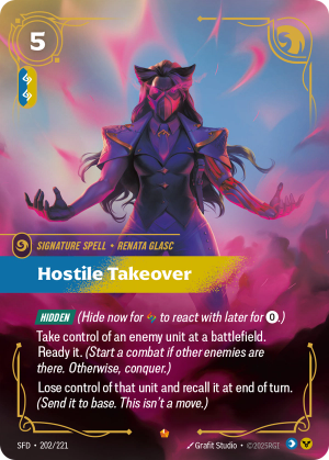 Hostile Takeover [Spiritforged] (202) foil