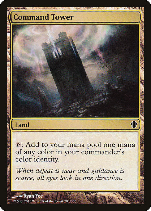 Command Tower
Land
{T}: Add one mana of any color in your commander's color identity.