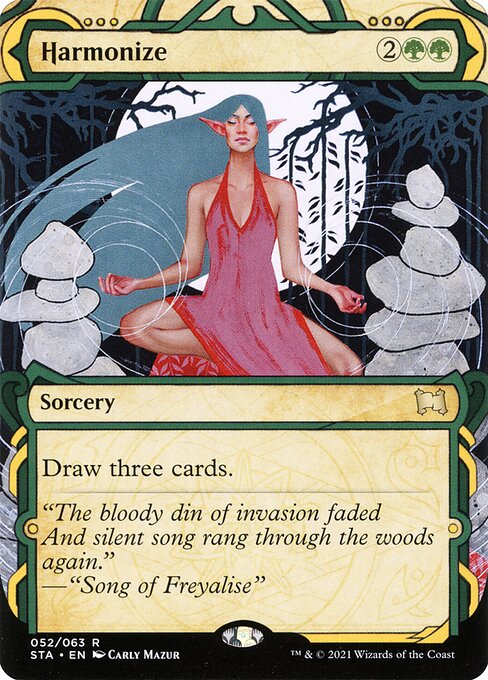 Harmonize
Sorcery
Draw three cards.
