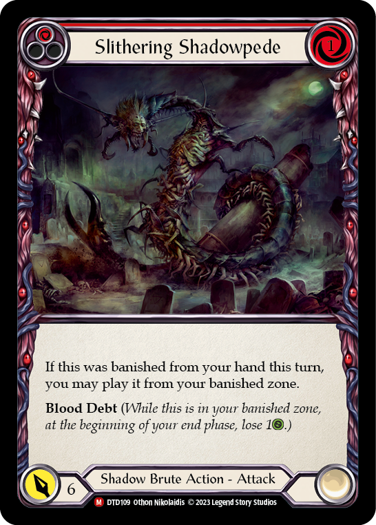 Slithering Shadowpede - Red