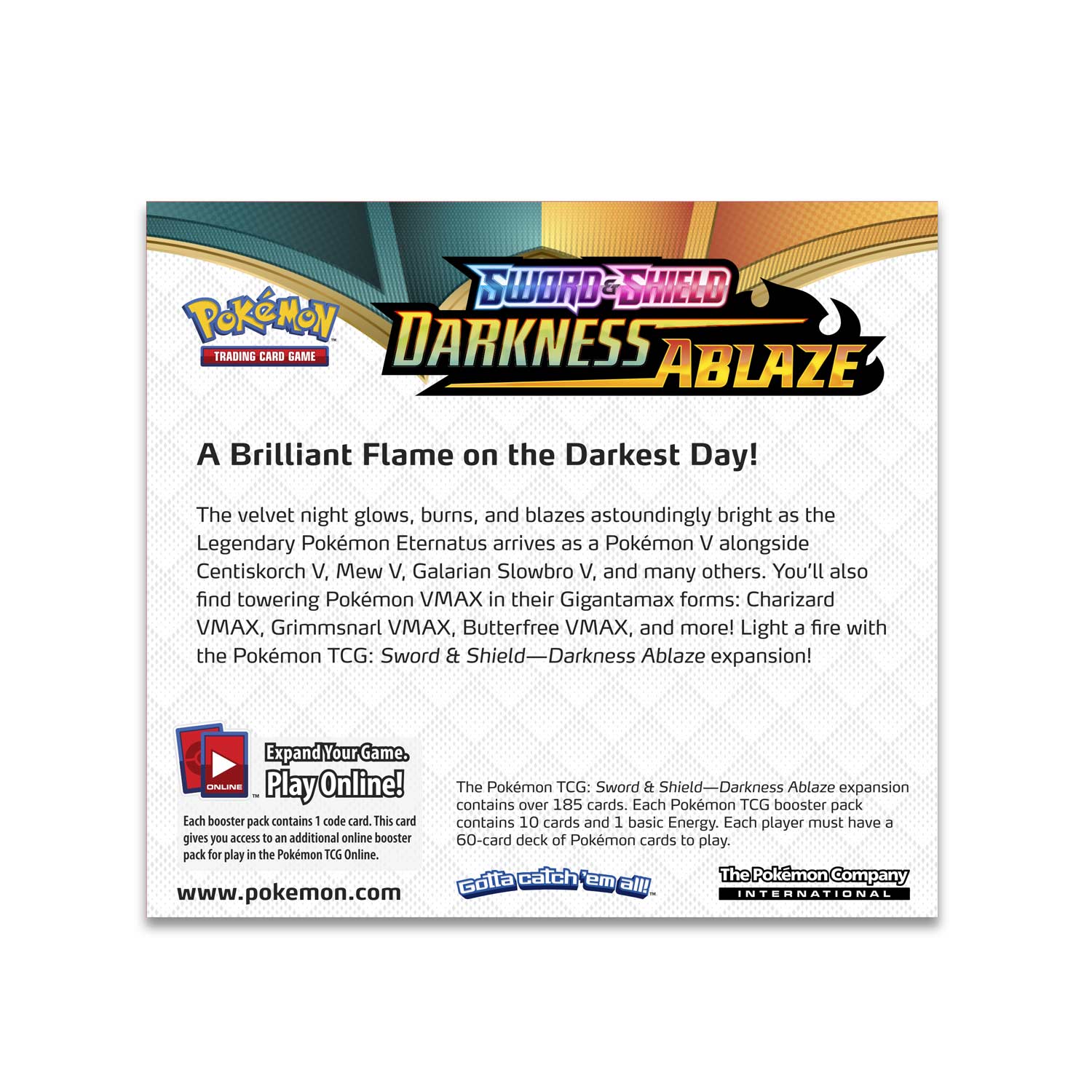 Pokémon TCG - Sword & Shield - Darkness Ablaze - Booster Box