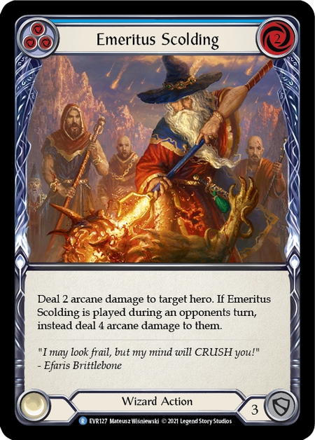 Emeritus Scolding - Blue