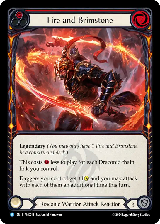 Fire and Brimstone - Red