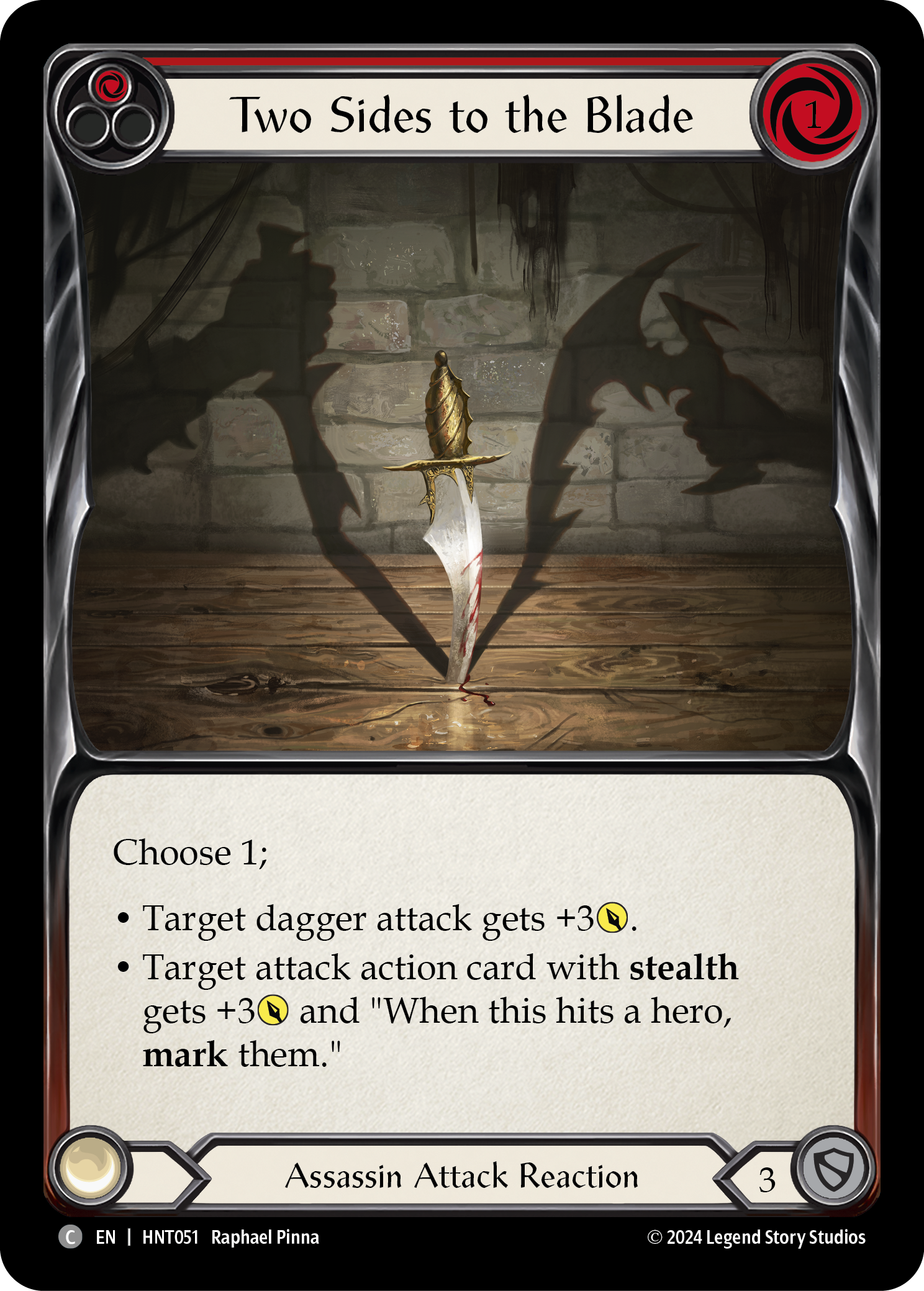 Two Sides to the Blade - Red