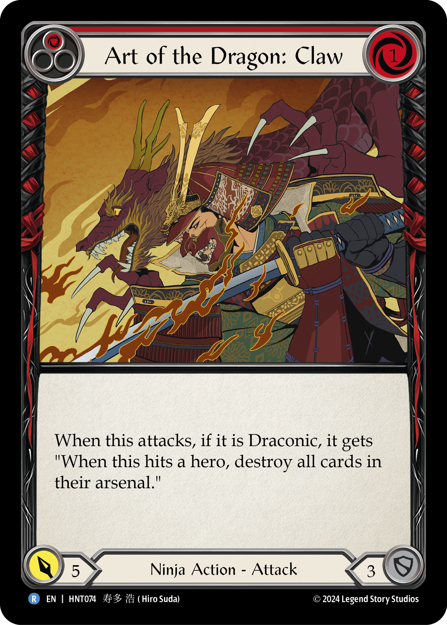 Art of the Dragon: Claw - Red