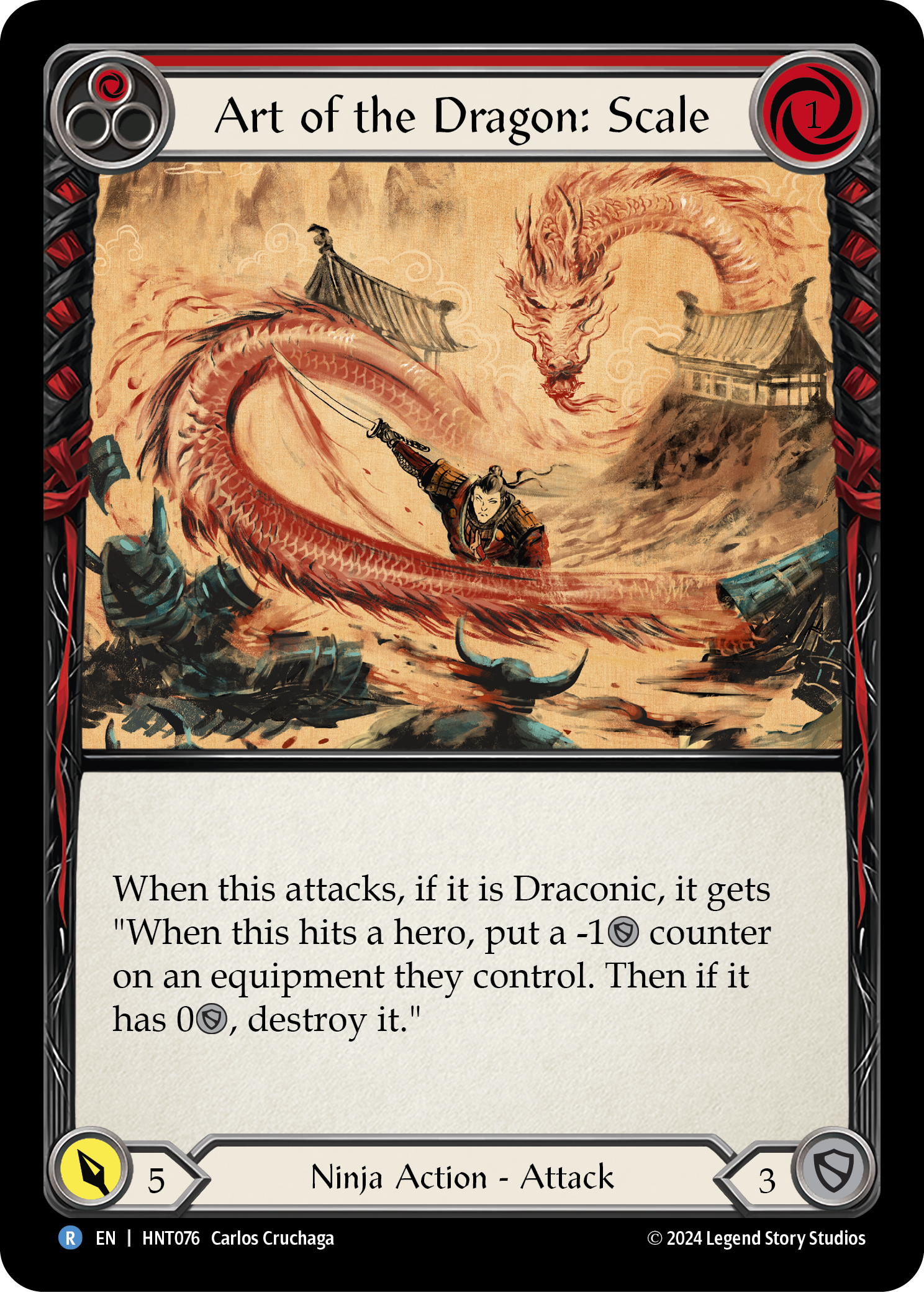 Art of the Dragon: Scale - Red