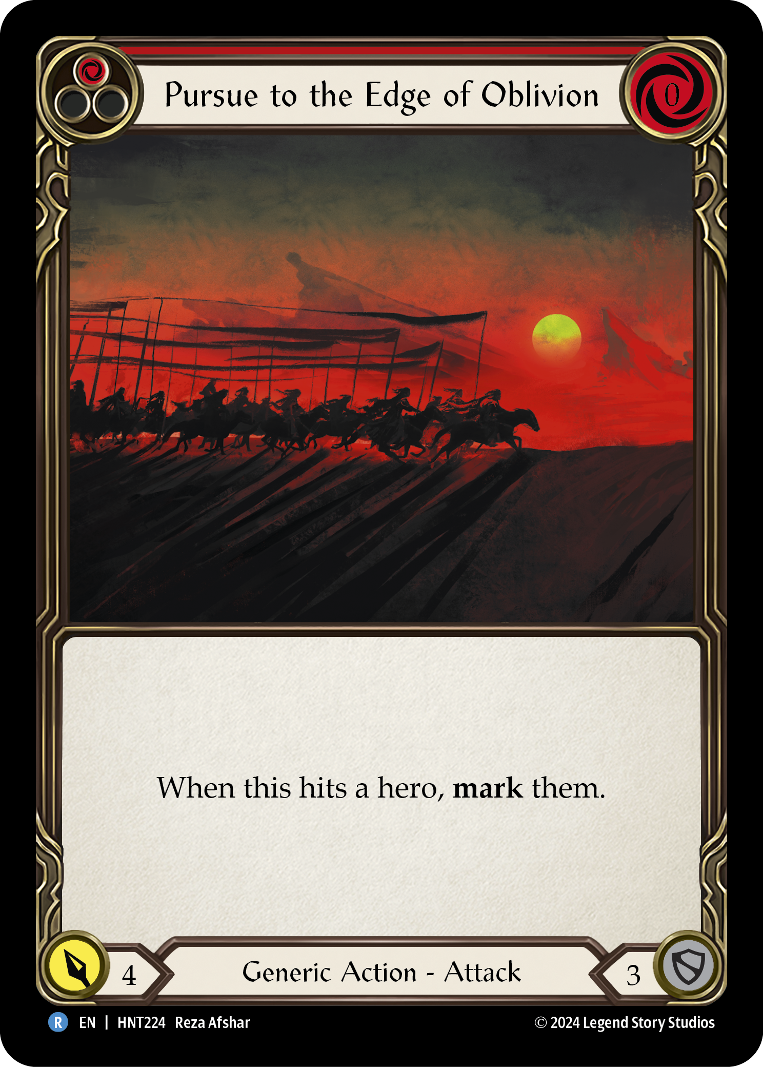 Pursue to the Edge of Oblivion - Red
