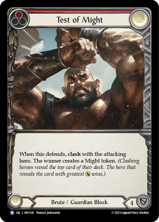 Test of Might - Red