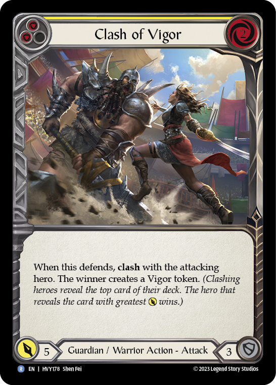 Clash of Vigor - Yellow