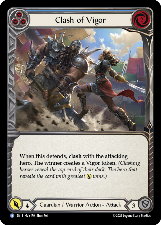 Clash of Vigor - Blue