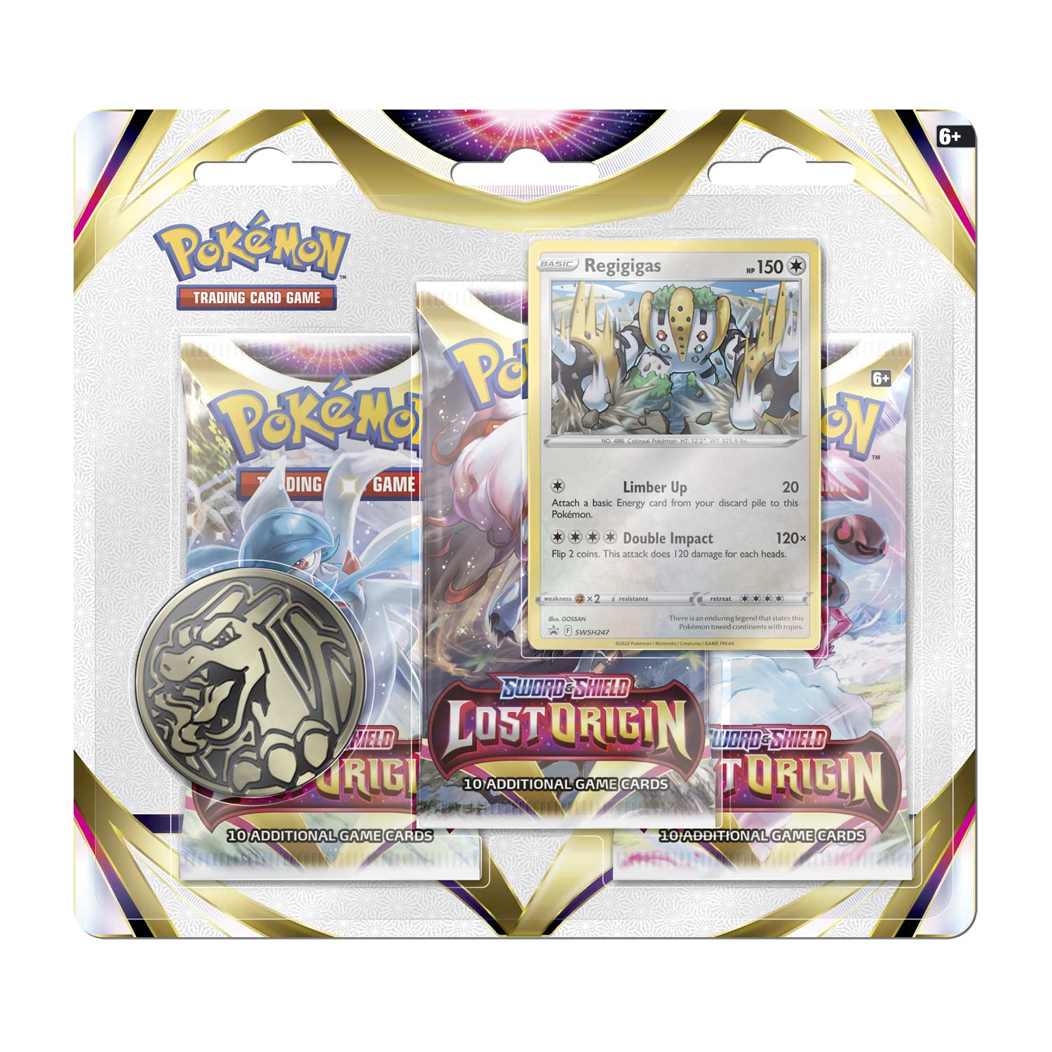 Pokémon TCG - Sword & Shield - Lost Origin - 3 Packs Blister (Regigigas)