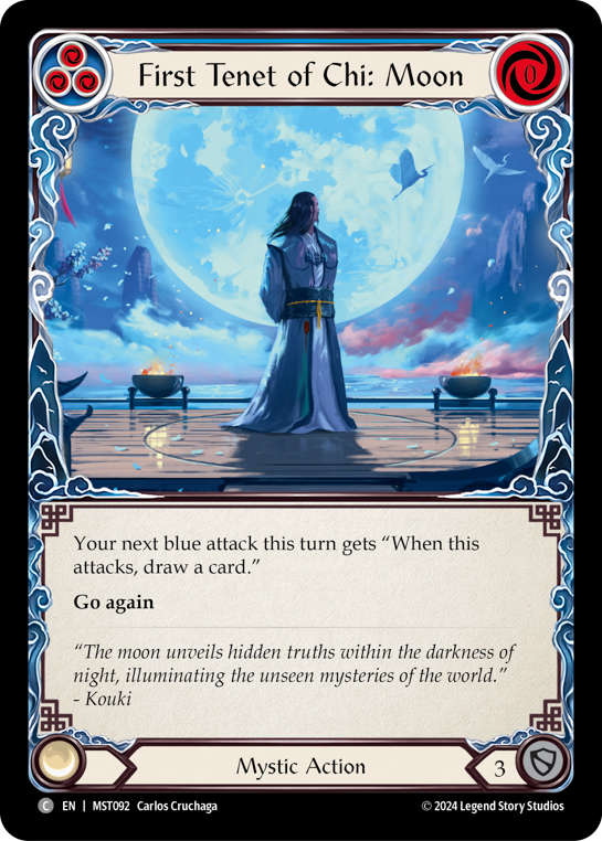 First Tenet of Chi: Moon - Blue