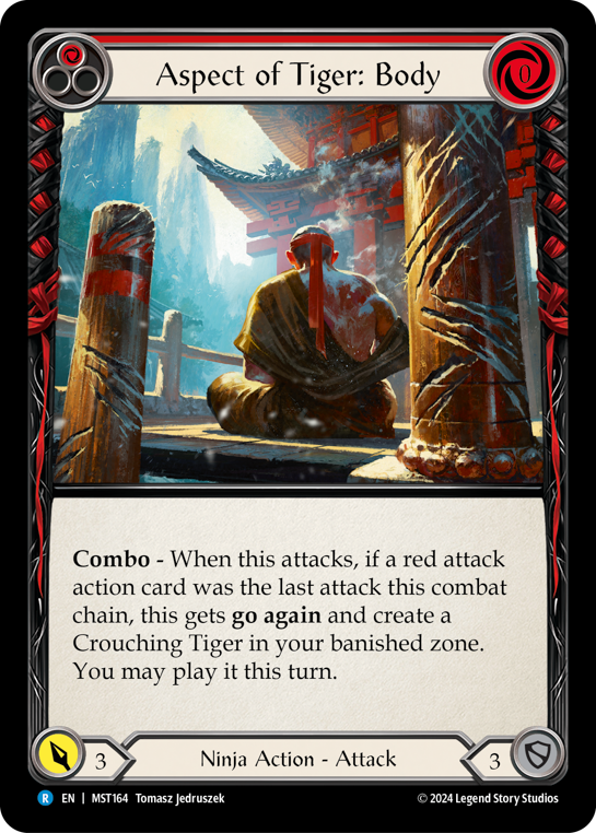 Aspect of Tiger: Body - Red