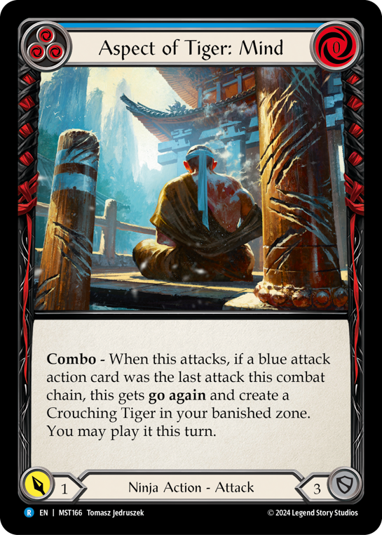 Aspect of Tiger: Mind - Blue