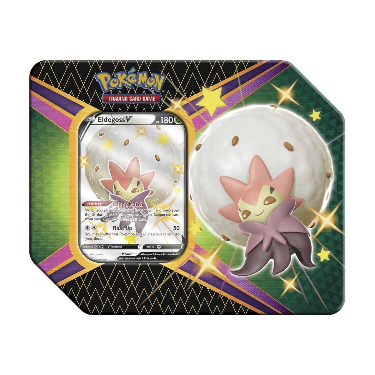 Pokémon TCG - Sword & Shield - Shining Fates Tin (Eldegoss V)