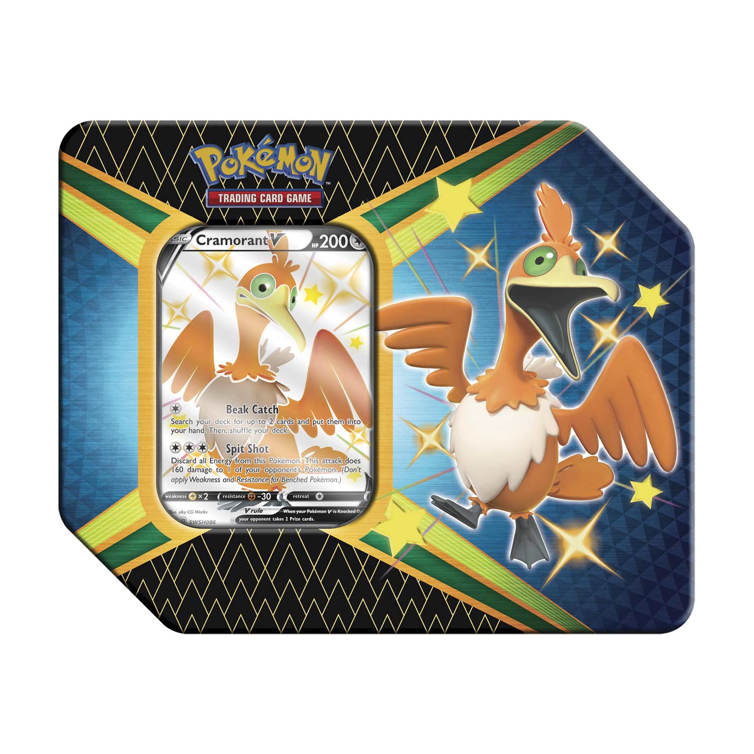 Pokémon TCG - Sword & Shield - Shining Fates Tin (Shiny Cramorant V)