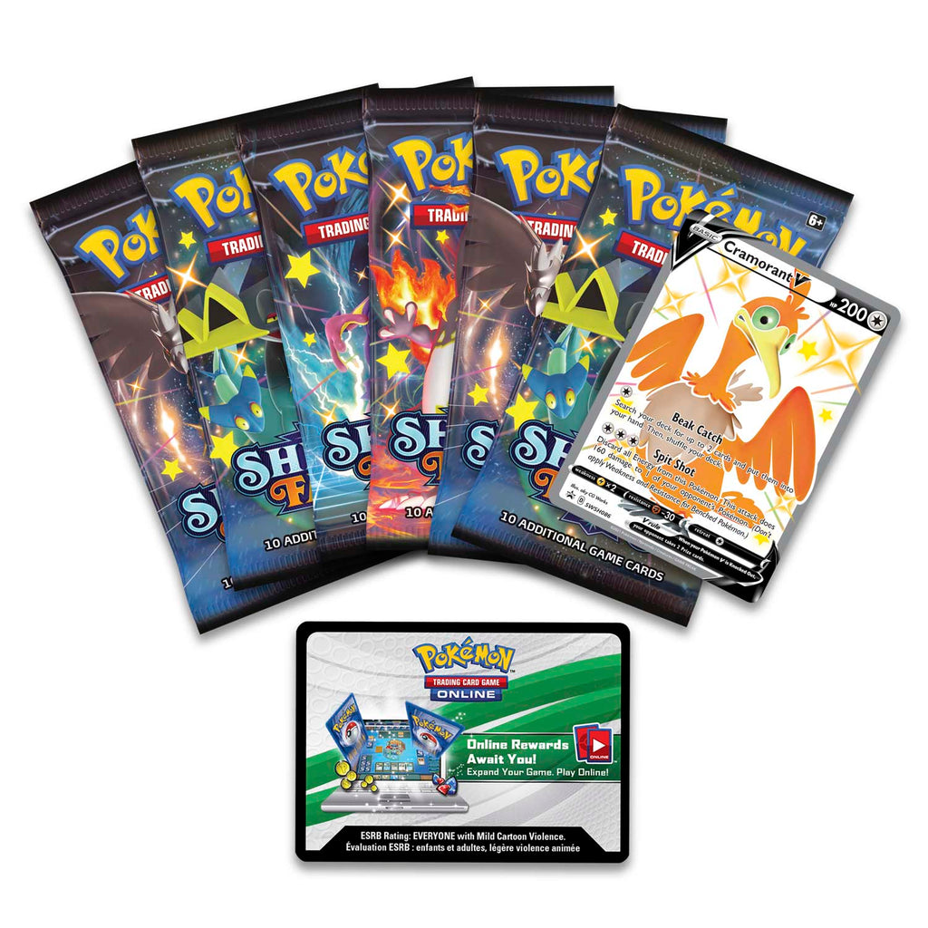 Pokémon TCG - Sword & Shield - Shining Fates Tin (Shiny Cramorant V)