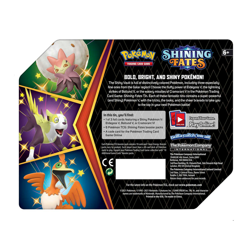 Pokémon TCG - Sword & Shield - Shining Fates Tin (Shiny Cramorant V)
