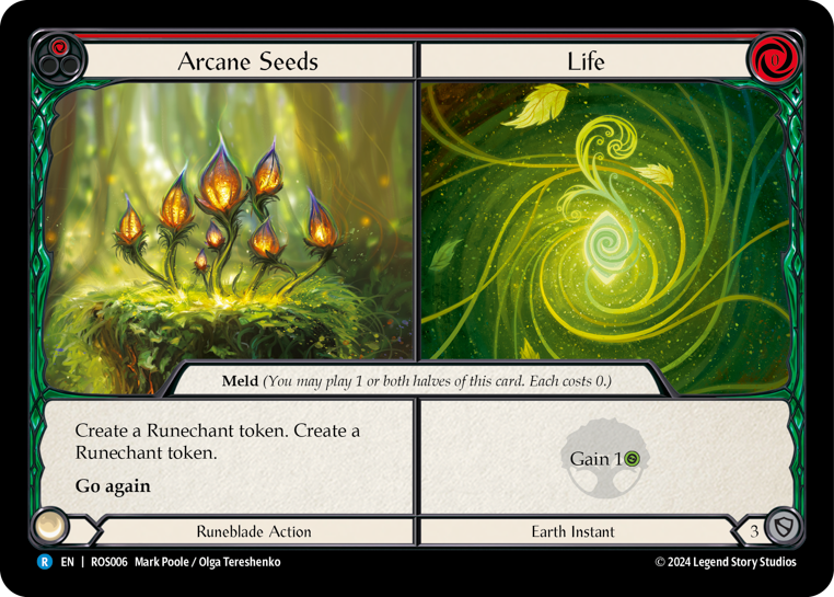 Arcane Seeds // Life - Red