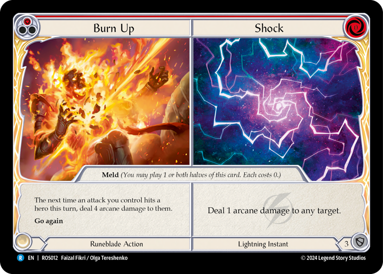 Burn Up // Shock - Red