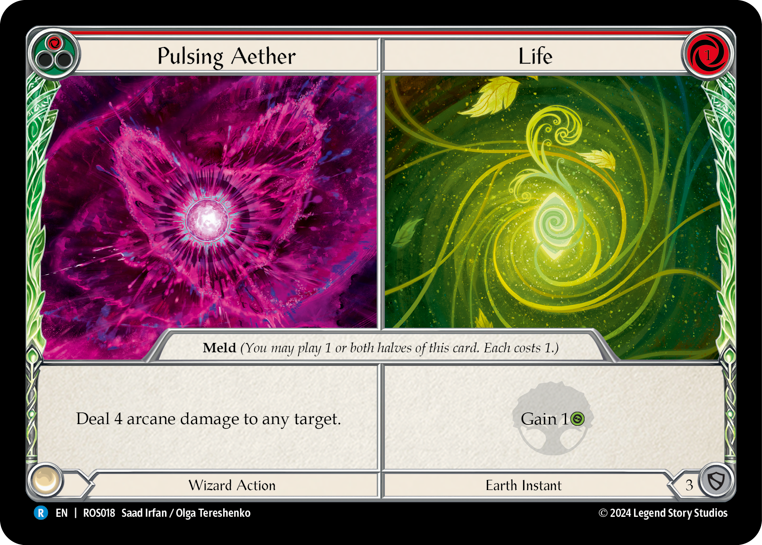 Pulsing Aether // Life - Red