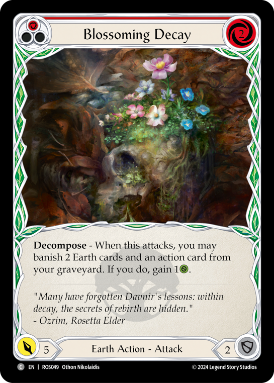 Blossoming Decay - Red