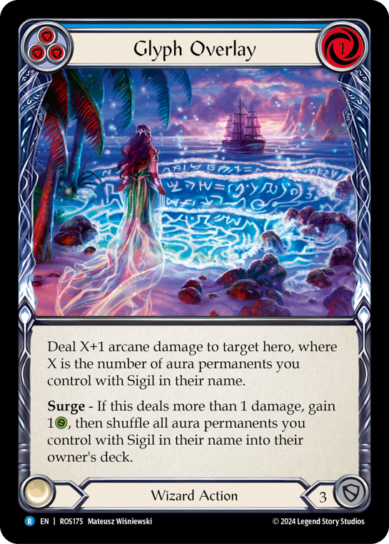 Glyph Overlay - Blue