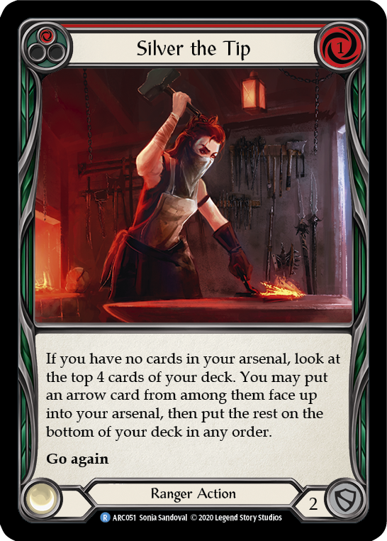 Silver the Tip - Red