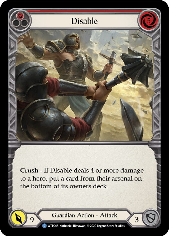 Disable - Red