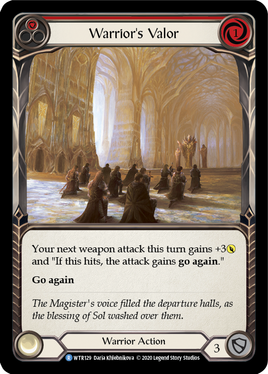 Warrior's Valor - Red