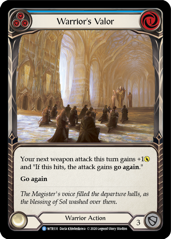 Warrior's Valor - Blue