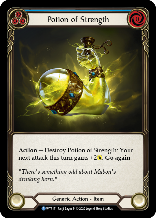 Potion of Strength - Blue