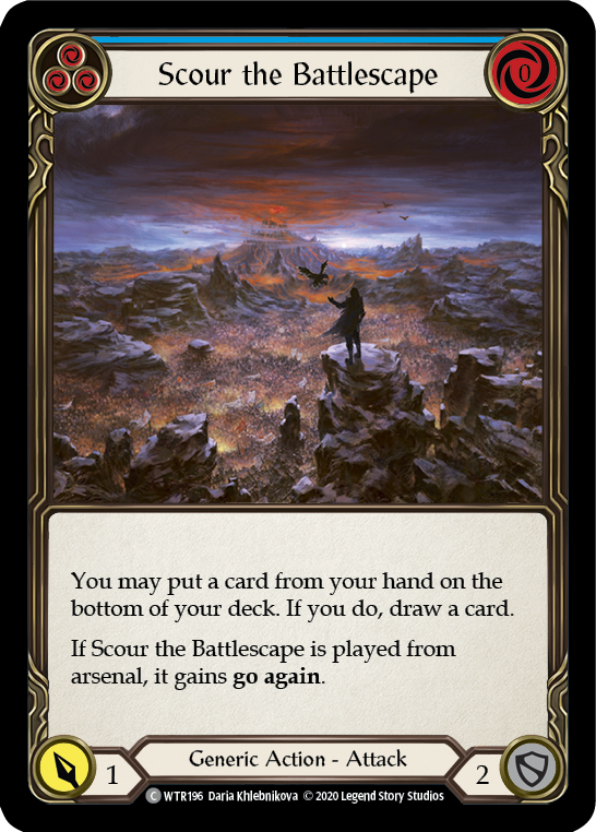 Scour the Battlescape - Blue