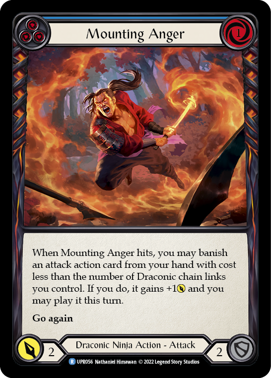 Mounting Anger - Blue