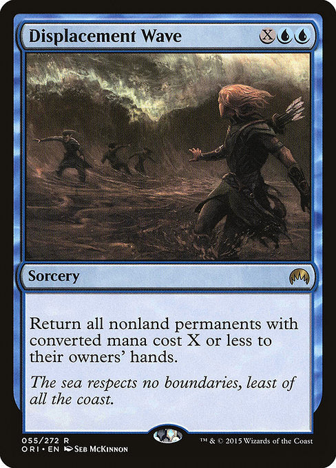 Displacement Wave
Sorcery
Return all nonland permanents with mana value X or less to their owners' hands.