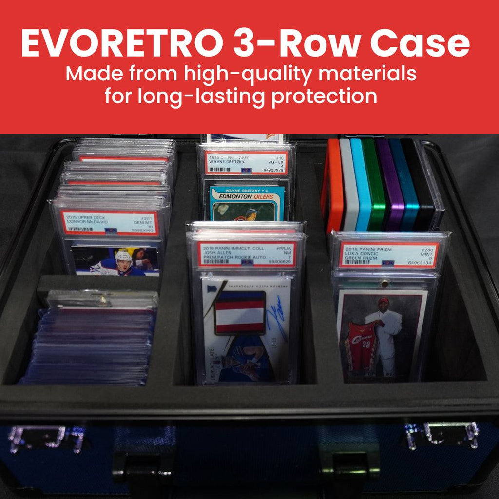 EVORETRO Graded Card Storage Box, TSA Lock