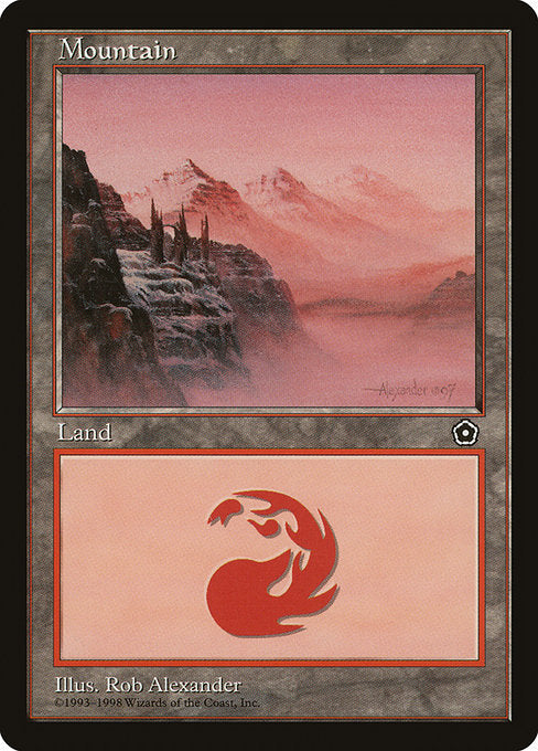 Mountain
Basic Land — Mountain
({T}: Add {R}.)